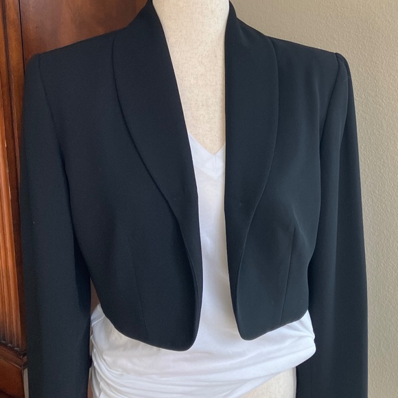 Rex Lester Jackets & Blazers - Nordstroms Bolero Black Cropped Jacket  - Size Medium